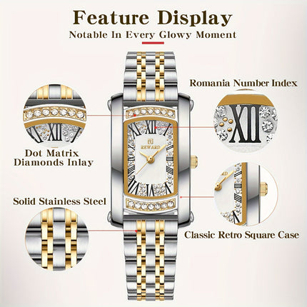 Golden Luxury Retro Women's Watch