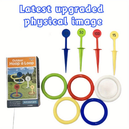 Rainbow Throwing Rings – Fun Outdoor Game for All Ages