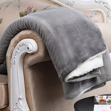Reversible Milk Velvet Plush Blanket - Ultra-Soft & Cozy