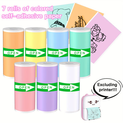 Mini Adhesive Printing Paper Rolls