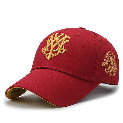 Embroidered Sunshade Baseball Cap