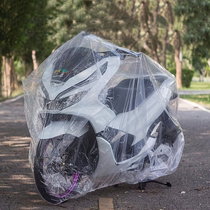 Universal Transparent Motorcycle Dust Cover – All-Weather Protection