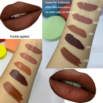 Coffee Nude Velvet Lipstick Set