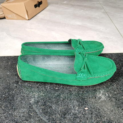 Women's Retro Bow Loafers