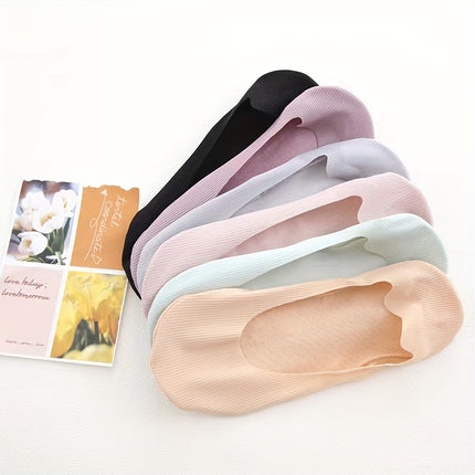 Invisible Non-Slip Ankle Socks 5-Pack