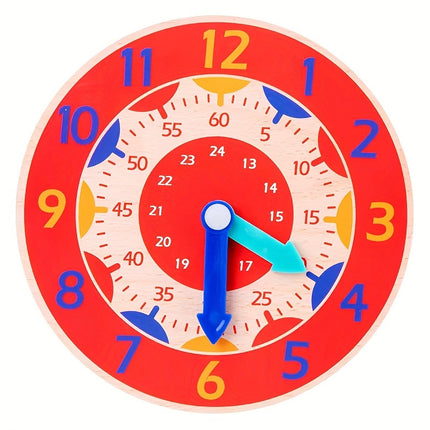 Wooden Clock Puzzle – Fun Learning for Kids - Monti Bargains