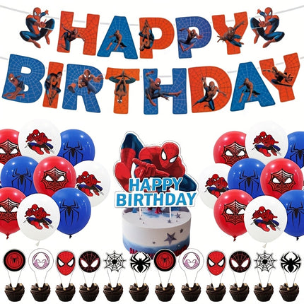 Spider-Man 34pcs Birthday Balloons Set