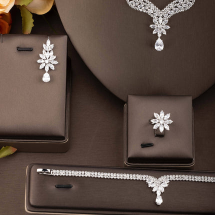 Luxury 18K Gold Sunflower Set