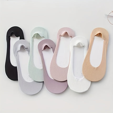 Invisible Non-Slip Ankle Socks 5-Pack