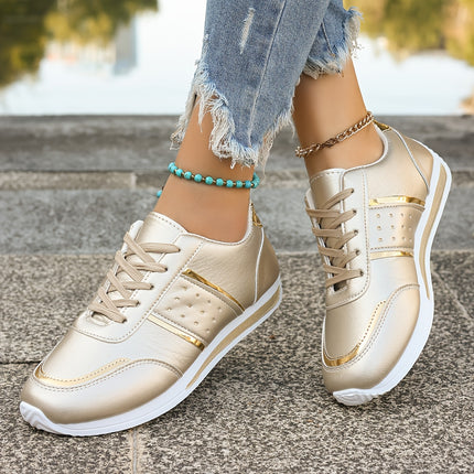 Women's Golden Fashion Sneakers