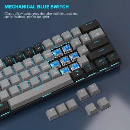 Compact 60% Gaming Keyboard - Monti Bargains