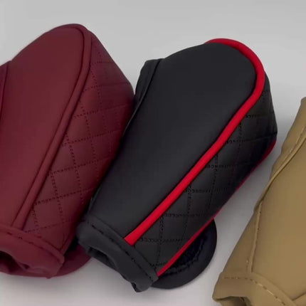 Universal PU Leather Anti-Slip Gear Shift Knob Cover