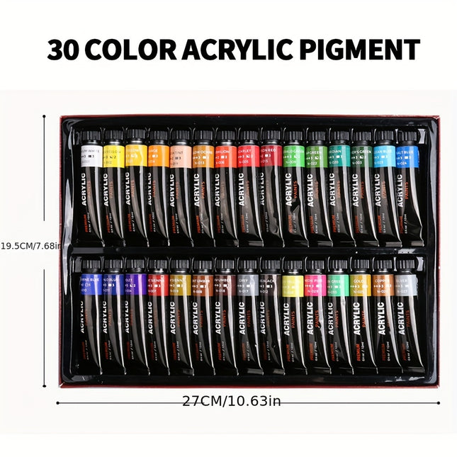 30-Color Acrylic Paint Set