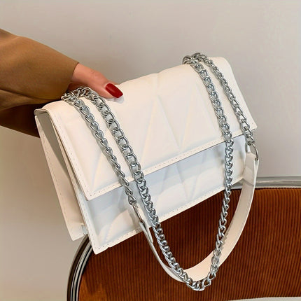 Quilted Chain Crossbody Bag