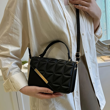 Elegant Quilted Crossbody Satchel