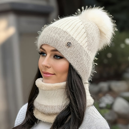 Winter Chic Beanie & Scarf Set