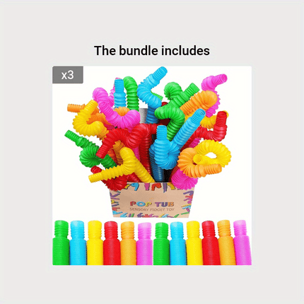 Pop Tubes Sensory Toys – Fun & Skill-Building Play! - Monti Bargains