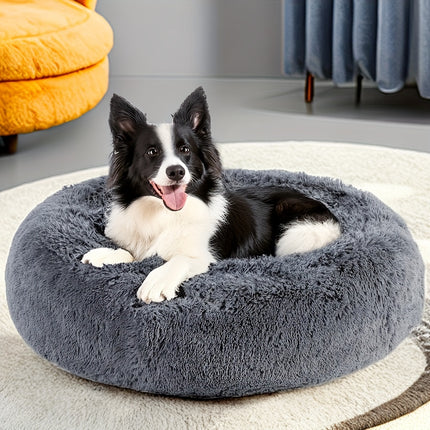 Calming Plush Pet Bed - Monti Bargains
