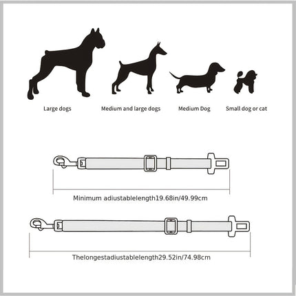 Secure Pet Car Seatbelt - Monti Bargains
