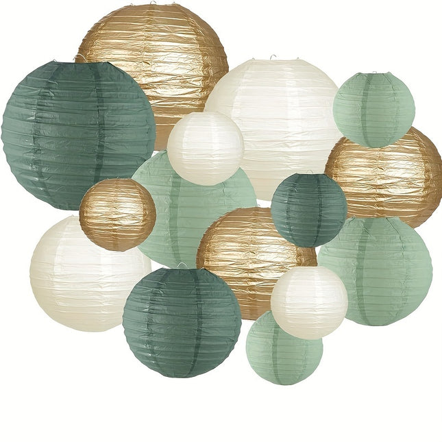 Elegant Paper Lantern Set - Perfect Party Ambiance