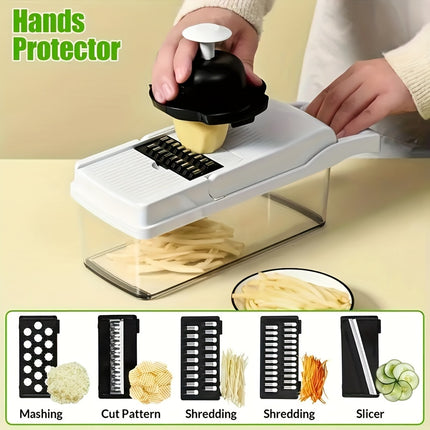 22-in-1 Multifunctional Vegetable Chopper & Slicer Set