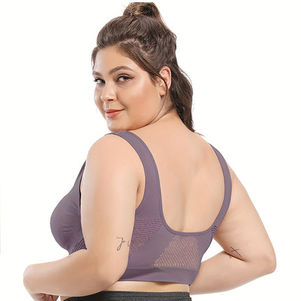 Plus Size Seamless Sports Bra