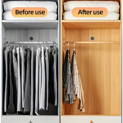 7-Tier Aluminum Pants Hanger Organizer
