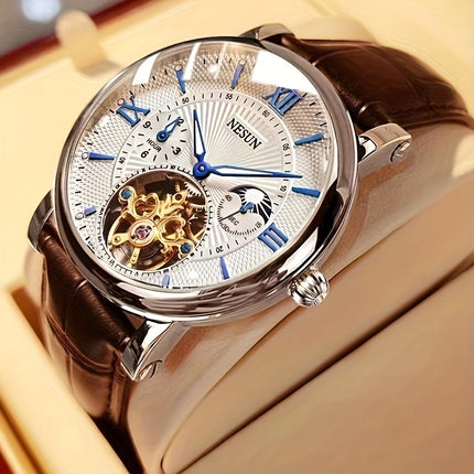 Elegant Hollow Mechanical Watch