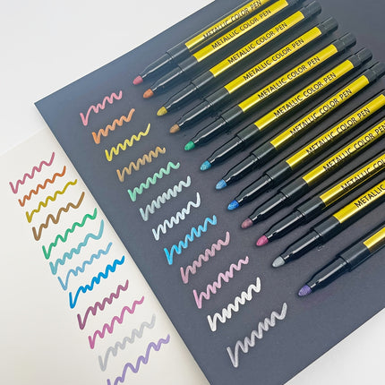 Metallic Glitter Paint Marker Pens
