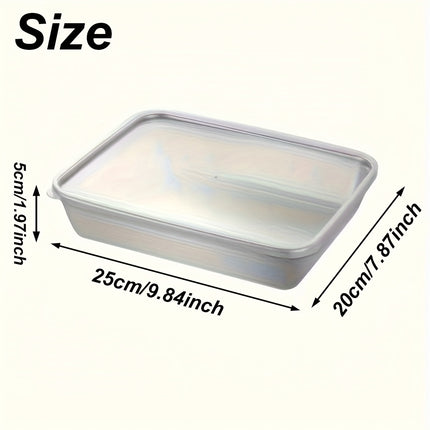 6pcs Large Stainless Steel Containers