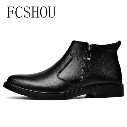 FCSHOU Men's High-Top Chelsea Boots