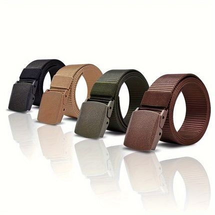 Nylon Belt with Smooth Buckle