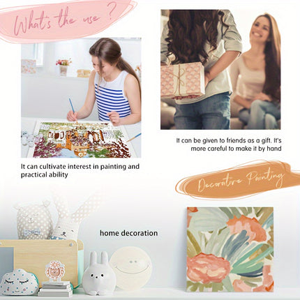 DIY Paint by Numbers - Lemon Tree
