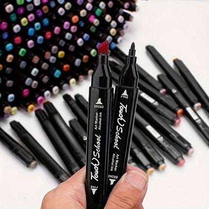 Dual Tip Art Markers Set for Artists