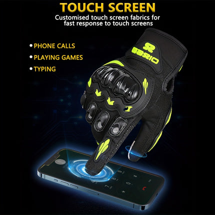 Breathable Summer Motorcycle Gloves – Non-Slip Touch Screen