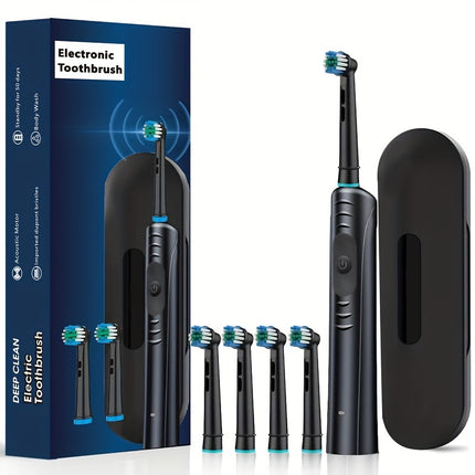 Rechargeable Electric Toothbrush - Smart Deep Cleaning for All