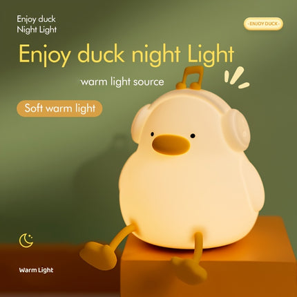 Adorable Duck Night Light – Glow & Melody Magi - Monti Bargains