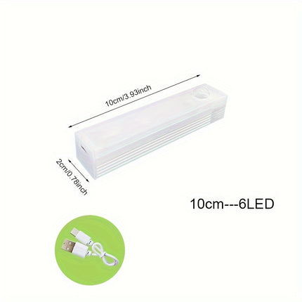 Motion Sensor LED Night Light - USB Rechargeable, Wireless