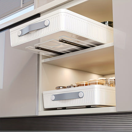 Large Pull-Out Cabinet Organizer Baskets