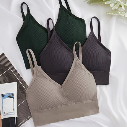 Three-Color Beauty Back Sports Bra