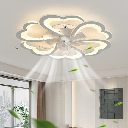 27-inch Modern LED Ceiling Fan with Adjustable Airflow