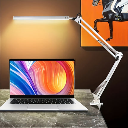 Dimmable LED Desk Lamp with Clamp - 3 Lighting Modes