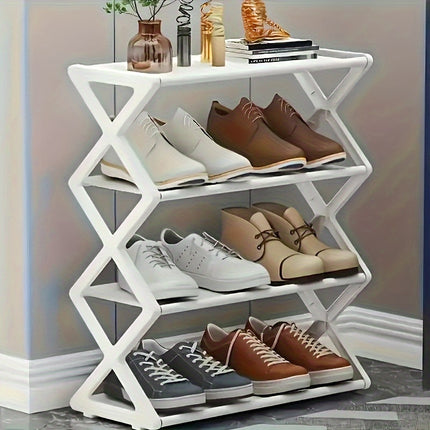 FoldEase 4-Layer Shoe Rack - Monti Bargains