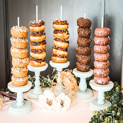 3pcs Wooden Donut Stand