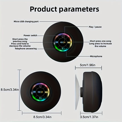 ShowerBeats LED Speaker - Monti Bargains