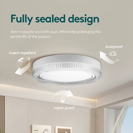 Crystal Diamond Recessed LED Ceiling Light - 18W, 6000K