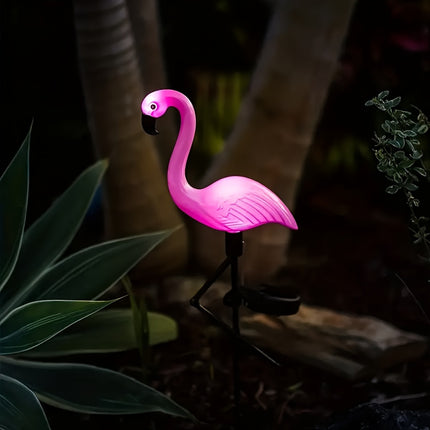 Solar Flamingo Lights - Fun Outdoor Garden Decor