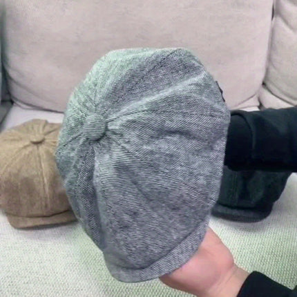 Men's Retro Herringbone Gatsby Hat