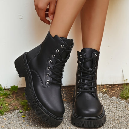 Korean Style Women's Platform Boots