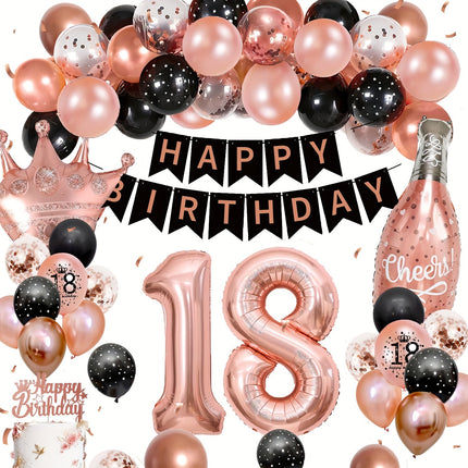 18th Birthday Decorations Girls